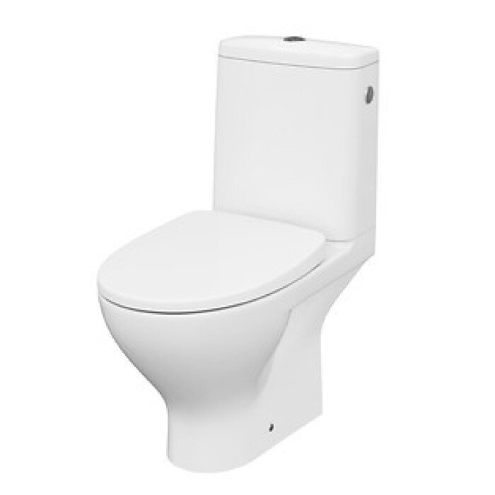 WC-pott Cersanit Compact 666 MODUO CO 010 koos aeglaselt sulguva kaanega price and information | WС-potid | hansapost.ee