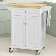 Köögikapp rataste ja väljatõmmatava töölauaga, FKW36-WN hind ja info | Köögikapid | hansapost.ee