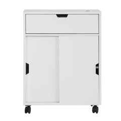 SoBuy Bathroom Cabinet Storage Shelf on Wheels, Bathroom Toilet Paper Storage Cabinet,BZR31-W цена и информация | Шкафчики для ванной | hansapost.ee