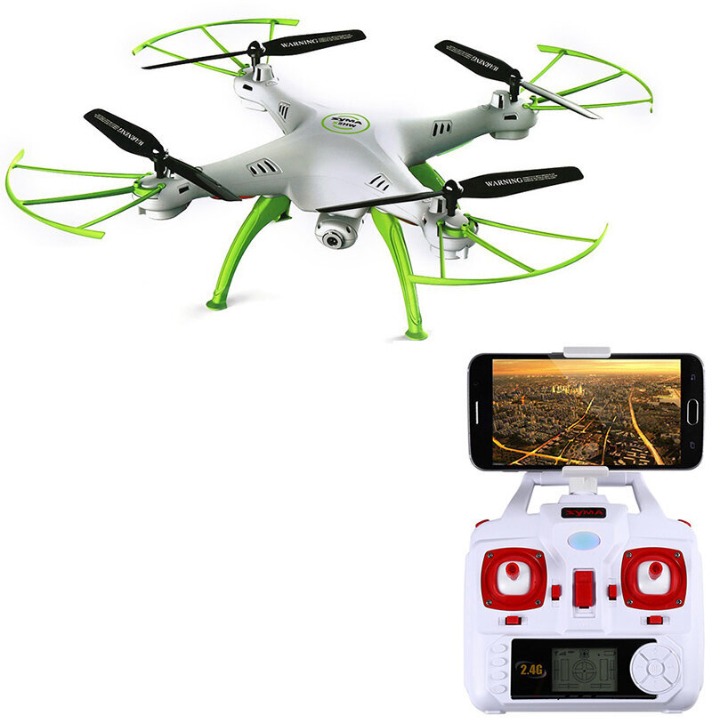 Droon kaameraga SYMA X5HW 2.4GHZ RC WI-FI hind ja info | Mänguasjad poistele | hansapost.ee