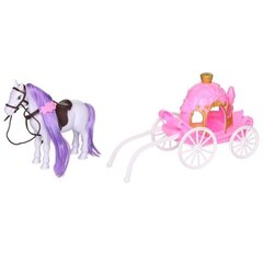 Кукольная карета с лошадью Feshion Carriage цена и информация | Игрушки для девочек | hansapost.ee