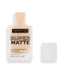 Jumestus-peitekreem Revolution Relove Super Matte Foundation, F8.5, 24 ml цена и информация | Пудры, базы под макияж | hansapost.ee