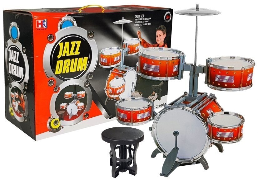 Laste trummid „Jazz Drum“ hind ja info | Arendavad laste mänguasjad | hansapost.ee