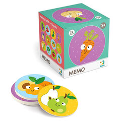 Мини-игра для развития памяти Dodo Фрукты и овощи, 24 корт., 300156 цена и информация | Развивающие игрушки для детей | hansapost.ee