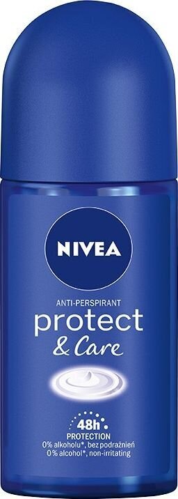Rull-antiperspirant Nivea Protect & Care naistele, 50ml hind ja info | Deodorandid | hansapost.ee