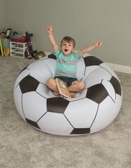 Täispuhutav tugitool Bestway Soccer Ball, 114 x 112 x 66 cm. hind ja info | Täispuhutavad madratsid ja mööbel | hansapost.ee