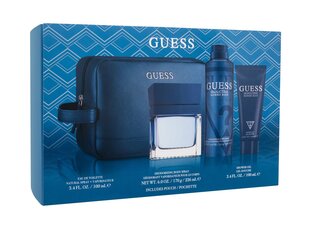 Komplekt meestele Guess Seductive Blue: EDT 100ml + dušigeel 100ml + deodorant 226ml + kosmeetikakott hind ja info | Parfüümid meestele | hansapost.ee
