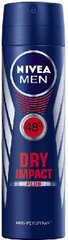Pihustav deodorant meestele Nivea Dry Impact plus, 150 ml hind ja info | Deodorandid | hansapost.ee