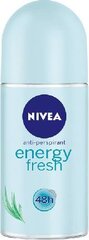 Роликовый дезодорант Nivea Energy Fresh 50 мл цена и информация | Дезодоранты | hansapost.ee
