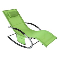 Уличное кресло-качалка Relaxing, OGS28-GR цена и информация | Шезлонги | hansapost.ee