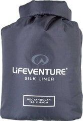 Подкладка для спального мешка Lifeventure Silk, серая цена и информация | Спальные мешки | hansapost.ee