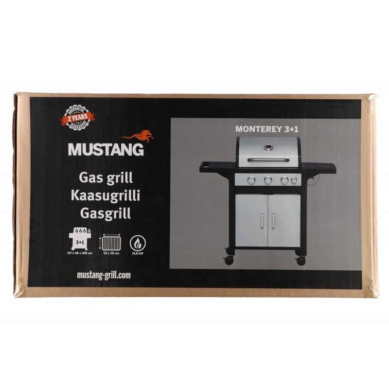 Gaasigrill Mustang Monterey 3+1 SDR, 108x118x48 cm цена и информация | Grillid | hansapost.ee
