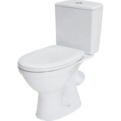 WC-pott Cersanit Compact 484 MERIDA 031 koos aeglaselt sulguva kaanega hind ja info | Cersanit Remondikaubad, sanitaartehnika ja kütteseadmed | hansapost.ee