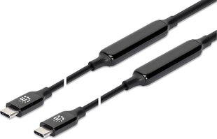 Manhattan USB-C 3.2 Gen2 3m 8K*60Hz 10Gbps 60W 3A hind ja info | Mobiiltelefonide kaablid | hansapost.ee