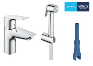 Смеситель GROHE QuickFix Start Edge с душем-биде, размер S, хром, 23773001 цена и информация | Смесители | hansapost.ee