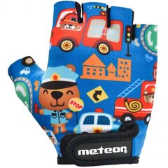 Тренировочные перчатки Meteor Safe City Junior 26178-26179-26180 цена и информация | Перчатки для турника и фитнеса | hansapost.ee