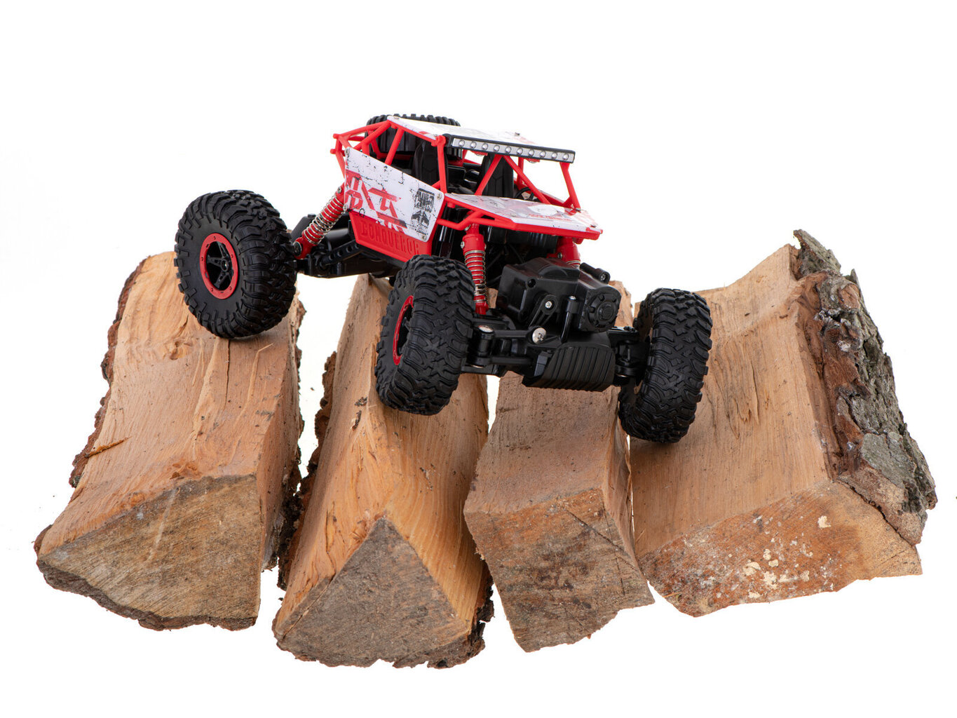 RC Rock Crawler HB 2.4GHz 1:18 punane auto цена и информация | Mänguasjad poistele | hansapost.ee