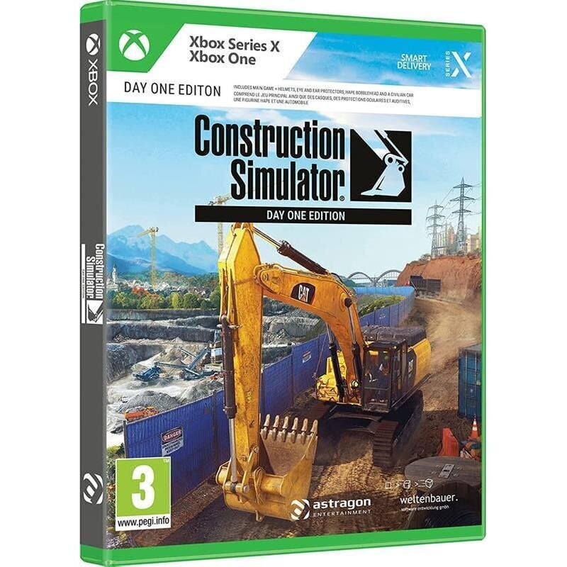 Xbox One videomäng Astragon Construction Simulator Day One ed. цена и информация | Konsooli- ja arvutimängud | hansapost.ee