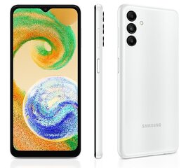 Samsung Galaxy A04s 3/32GB White SM-A047FZWUEUE цена и информация | Мобильные телефоны | hansapost.ee