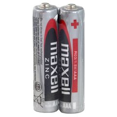 Patareid Maxell Zinc, AAA (R03), 2 tk. hind ja info | Maxell Remondikaubad, sanitaartehnika ja kütteseadmed | hansapost.ee