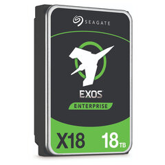 HDD Seagate Exos X18 3,5 " 18TB SATA цена и информация | Внутренние жёсткие диски (HDD, SSD, Hybrid) | hansapost.ee