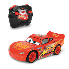 Raadio teel juhitav võidusõidu mudelauto Simba Cars 3 Lightning McQueen Turbo Racer, 17 cm hind ja info | Mänguasjad poistele | hansapost.ee