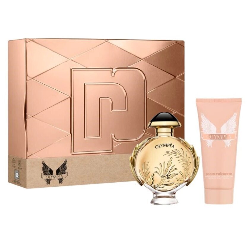 Komplekt Paco Rabanne Olympea Solar naistele: parfüümvesi EDP 50 ml + ihupiim 75 ml hind ja info | Parfüümid naistele | hansapost.ee