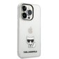 Karl Lagerfeld Choupette Logo Case for iPhone 14 Pro Transparent hind ja info | Telefonide kaitsekaaned ja -ümbrised | hansapost.ee