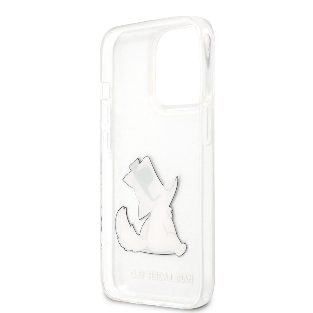 Karl Lagerfeld PC/TPU Choupette Eat Case for iPhone 14 Pro Transparent hind ja info | Telefonide kaitsekaaned ja -ümbrised | hansapost.ee