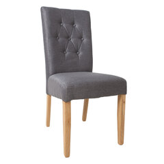 Обеденный стул Queen, 64x46xH102 см, серый цвет цена и информация | Стулья для кухни и столовой | hansapost.ee