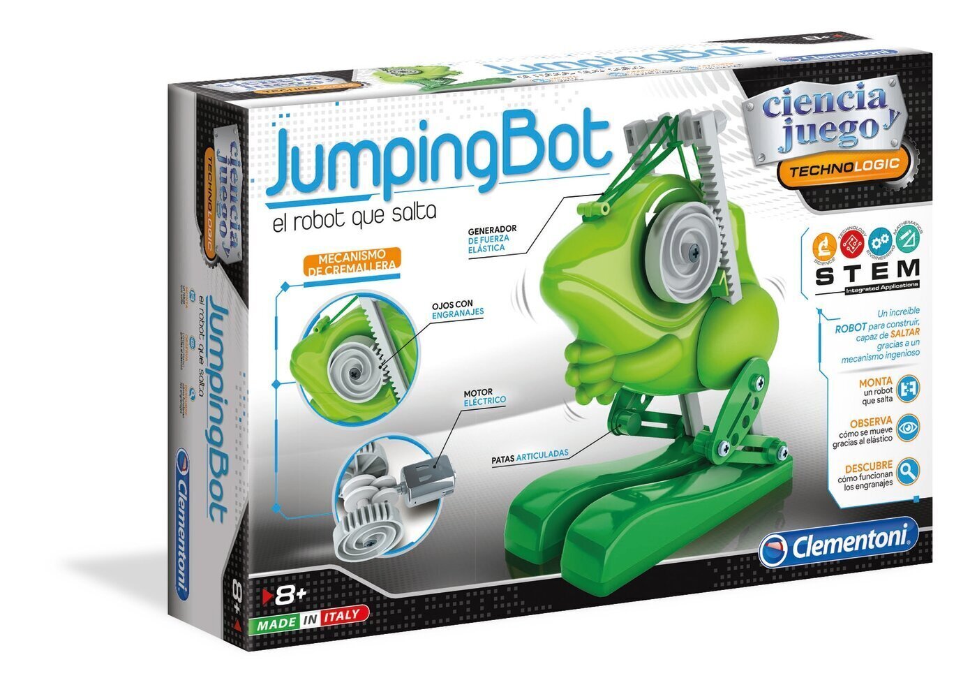 Robot Jumping Bot Clementoni, 17372BL цена и информация | Mänguasjad poistele | hansapost.ee