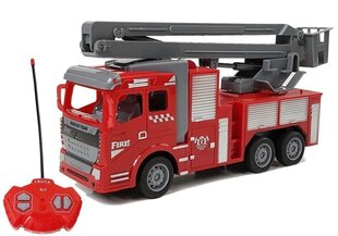 Tuletõrjeauto kaugjuhtimispuldiga 1:24 hind ja info | Mänguasjad poistele | hansapost.ee