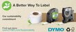 Lint Dymo D1 6mmx7m must/kollane 43618 /5 цена и информация | Kirjatarvikud | hansapost.ee