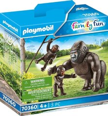 70360 PLAYMOBIL® Family Fun Горилла с детьми цена и информация | Конструкторы и кубики | hansapost.ee