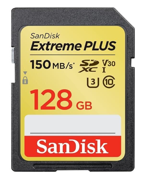 SanDisk Extreme Plus SDXC 128GB 190MB/s hind ja info | Fotoaparaatide mälukaardid | hansapost.ee