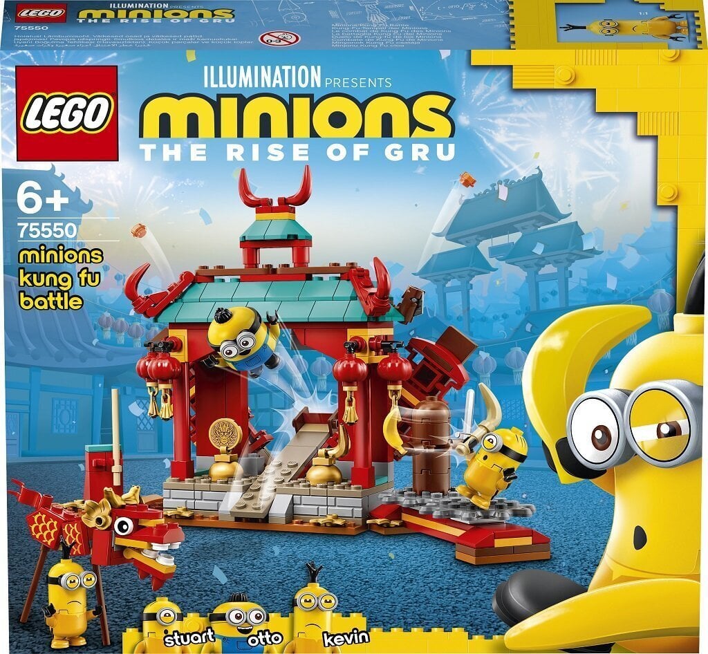 75550 LEGO® Minions Миньоны кунг-фу цена | hansapost.ee