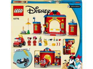 10776 LEGO® | Disney Miki ja sõprade tuletõrjedepoo ja -auto цена и информация | Конструкторы и кубики | hansapost.ee