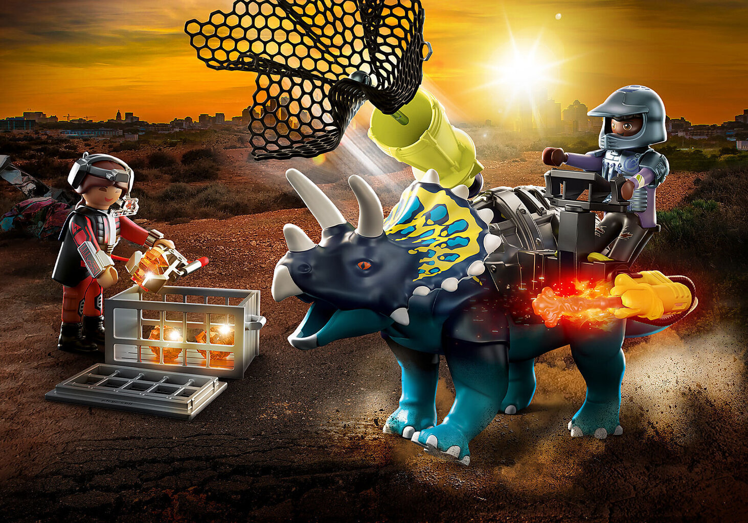 70627 PLAYMOBIL® Dino Rise, Triceratops: Battle for the Legendary Stones цена и информация | Klotsid ja konstruktorid | hansapost.ee