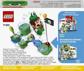 LEGO® 71392 Super Mario Набор усилений «Марио-лягушка» цена и информация | Конструкторы и кубики | hansapost.ee