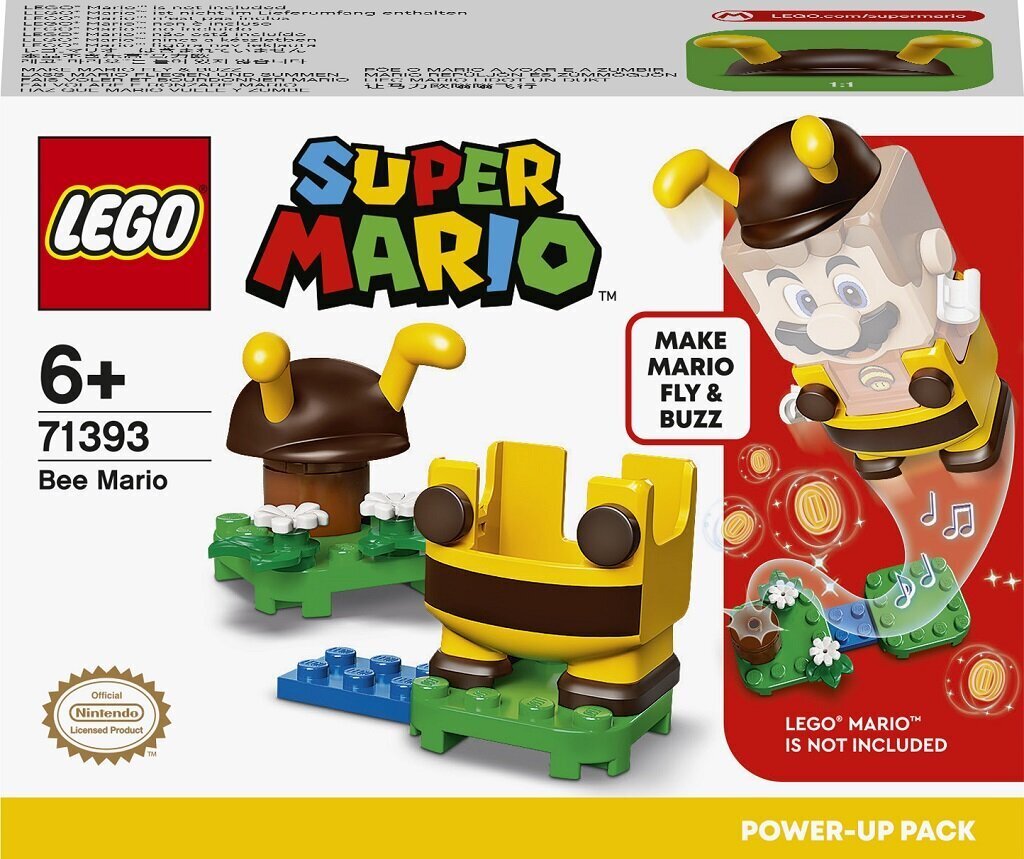 71393 LEGO® Super Mario Mesilane-Mario võimenduskomplekt цена и информация | Klotsid ja konstruktorid | hansapost.ee