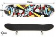 Klassikaline rula 79 cm, ABEC-9, must/valge hind ja info | Rulad | hansapost.ee