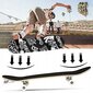 Klassikaline rula 79 cm, ABEC-9, must/valge hind ja info | Rulad | hansapost.ee