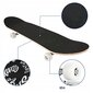 Klassikaline rula 79 cm, ABEC-9, must/valge hind ja info | Rulad | hansapost.ee