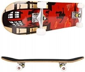 Классический скейтборд 79 см, ABEC-11, красный цена и информация | Скейтборды | hansapost.ee
