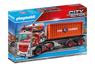 70771 PLAYMOBIL® City Action, Грузовик с грузовым контейнером цена и информация | Конструкторы и кубики | hansapost.ee