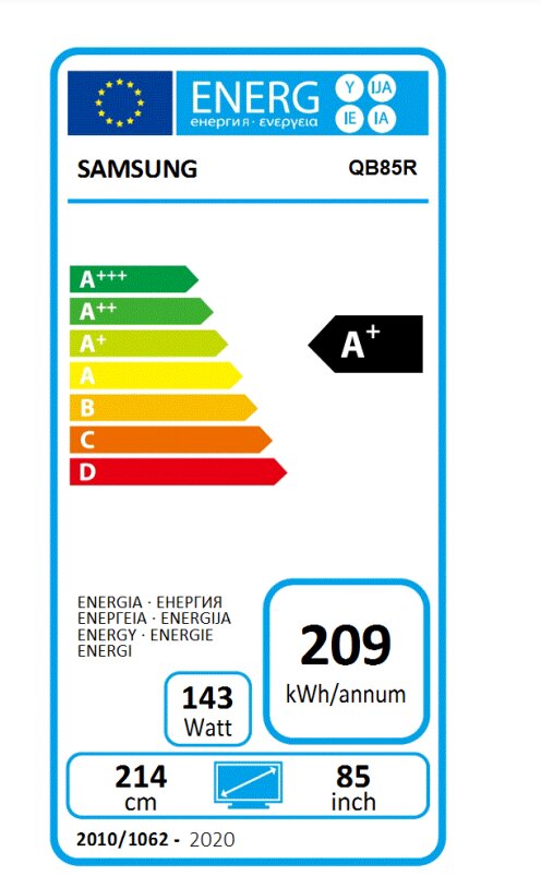 Samsung LH85QBRBBGCXEN цена и информация | Monitorid | hansapost.ee