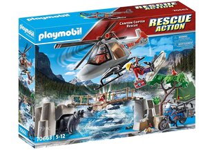 70663 PLAYMOBIL® Rescue Action Kanjonis ujujate päästmine цена и информация | Конструкторы и кубики | hansapost.ee