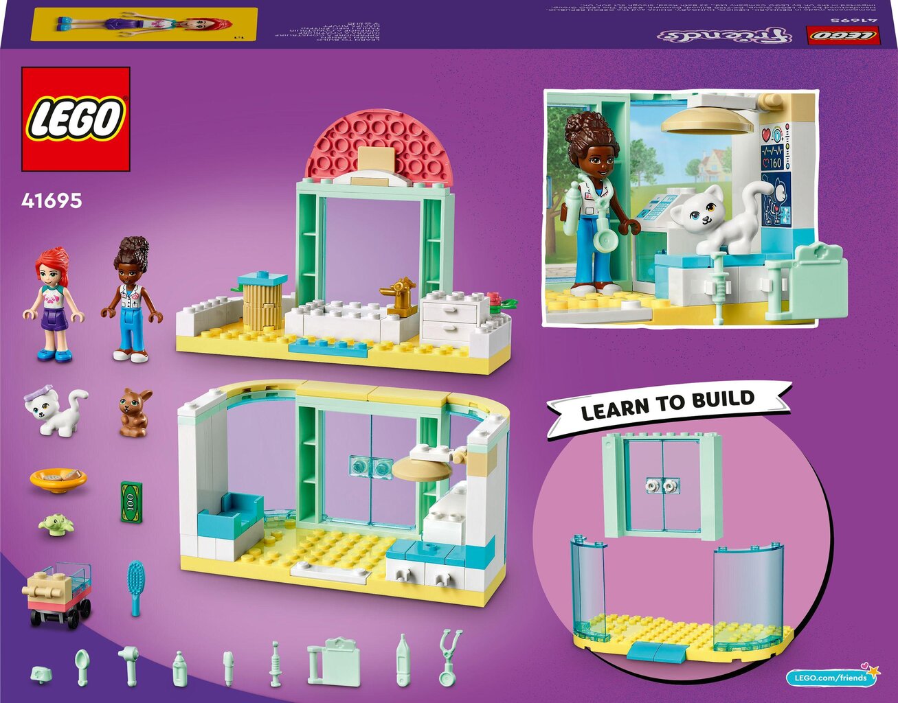 41695 LEGO® Friends Loomakliinik цена и информация | Klotsid ja konstruktorid | hansapost.ee