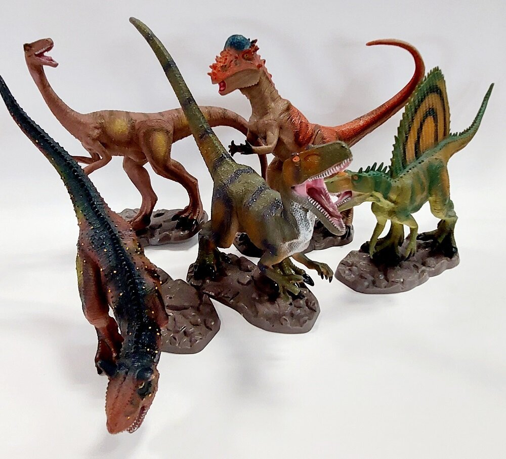 Kollektsioneeritavate Dinosauruse kujukeste kollektsioon 6 tk. hind ja info | Mänguasjad poistele | hansapost.ee