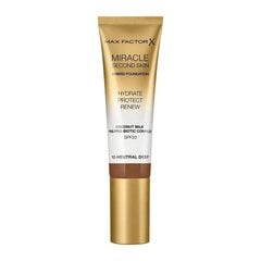 Niisutav jumestuskreem Max Factor Miracle Second Skin Hybrid Foundation SPF20 012 Natural Deep, 30ml price and information | Foundations and powders | hansapost.ee